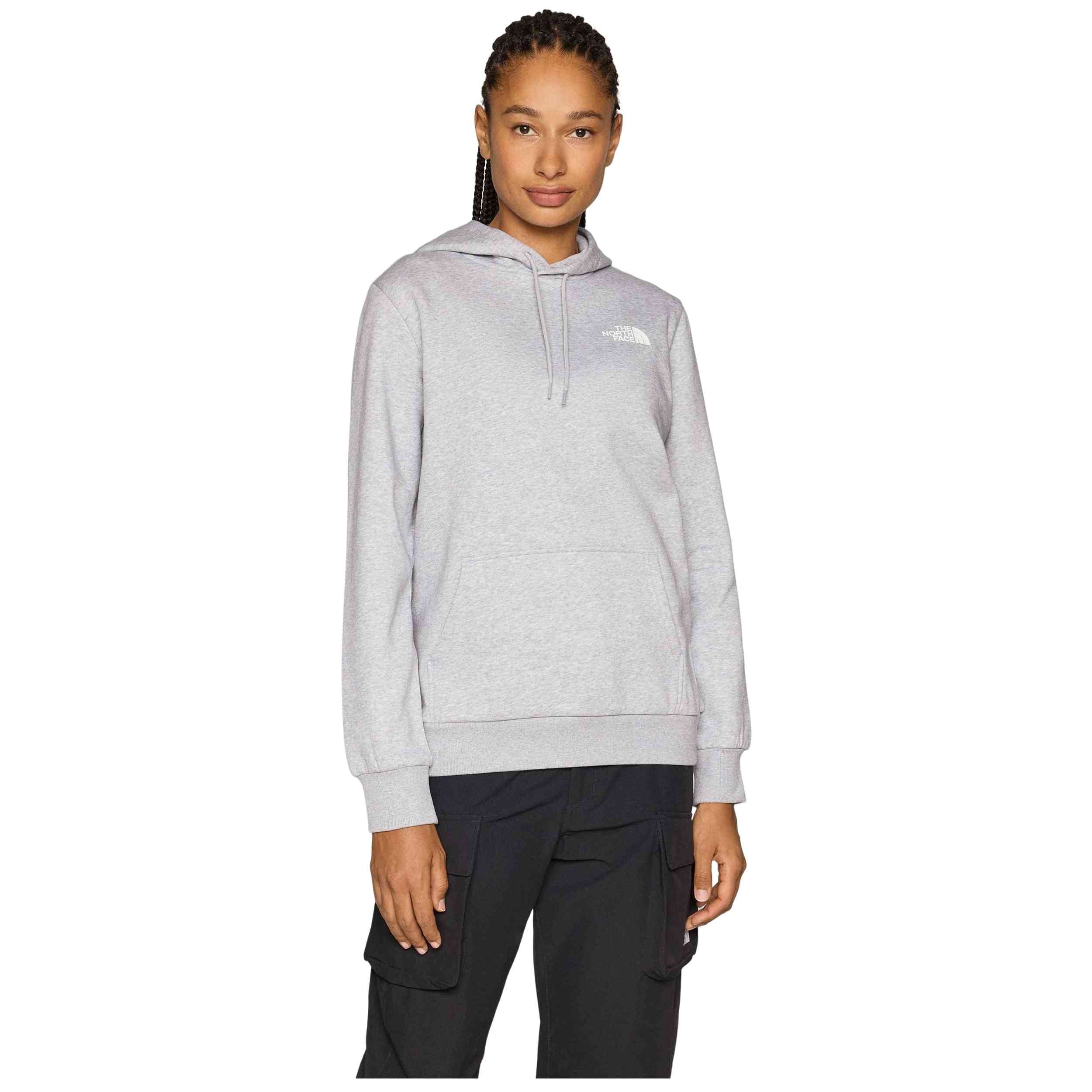 Sudadera The North Face modelo W Simple Dome Regular Hoodie en color Gris