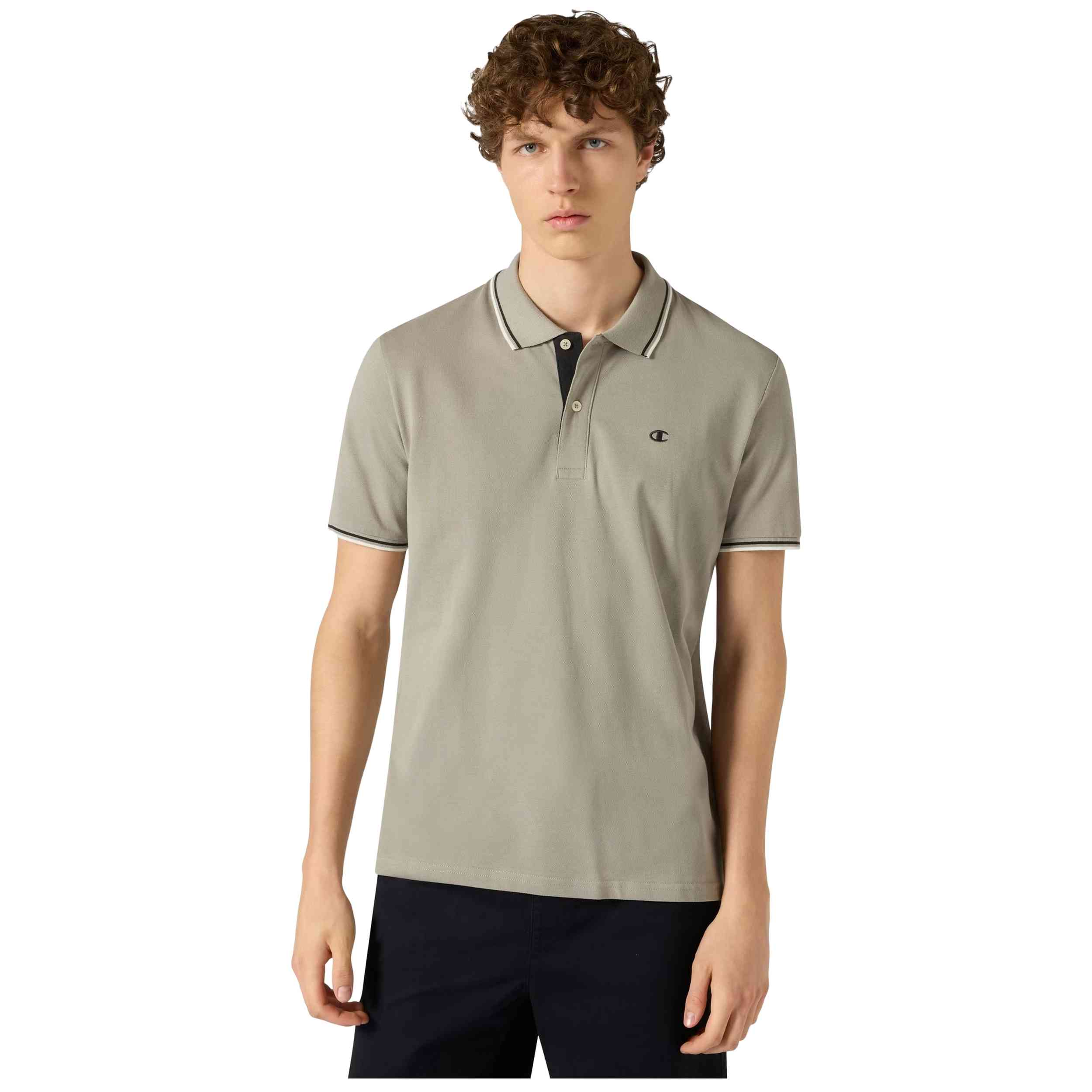 Textil Champion modelo Polo en color Gris