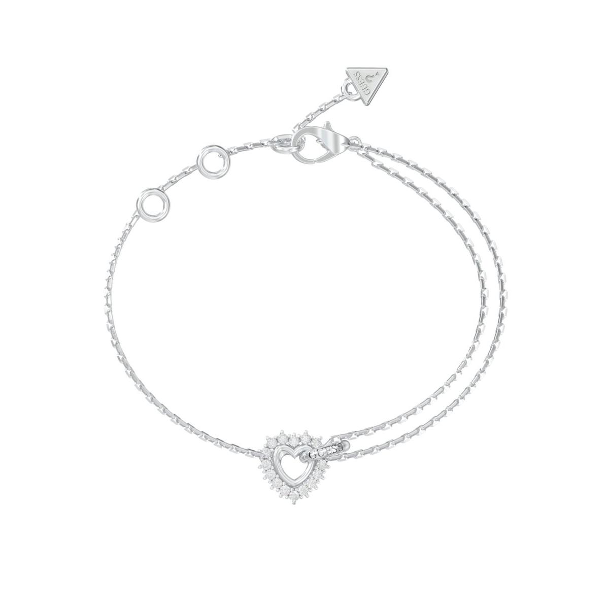 Guess Pulsera Mujer Iconique De Acero Plateado Jubb05534jwrhl