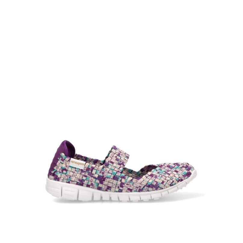 Bailarina Amarpies - Mujer - Suela Plana - Modelo Aft30106 - Color Multicolor