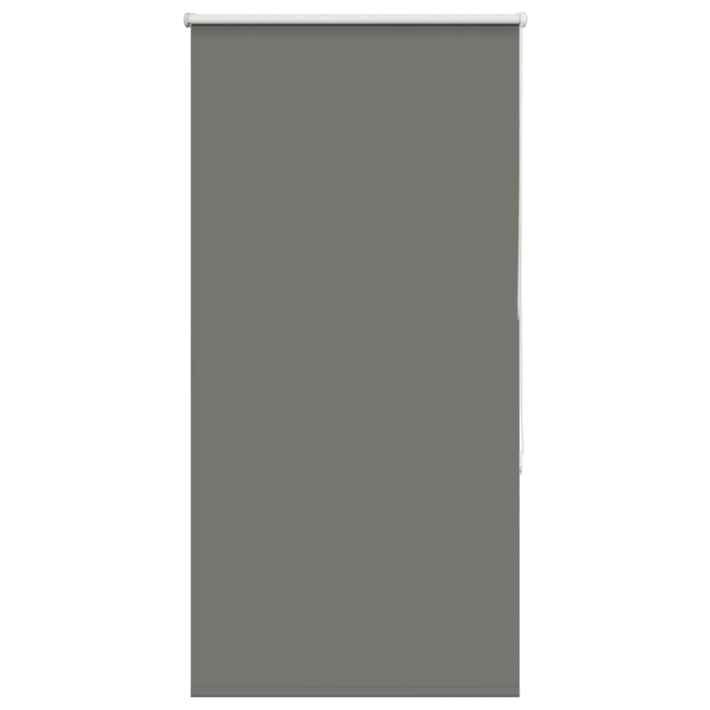 vidaXL Estor Enrollable Opaco gris 85x130 cm Tela Ancho 80,7 cm