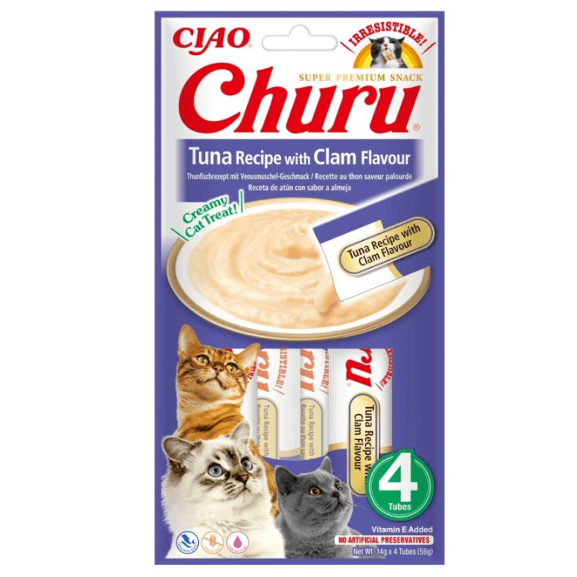 Churu Atún con Almejas 12x4x14 gr