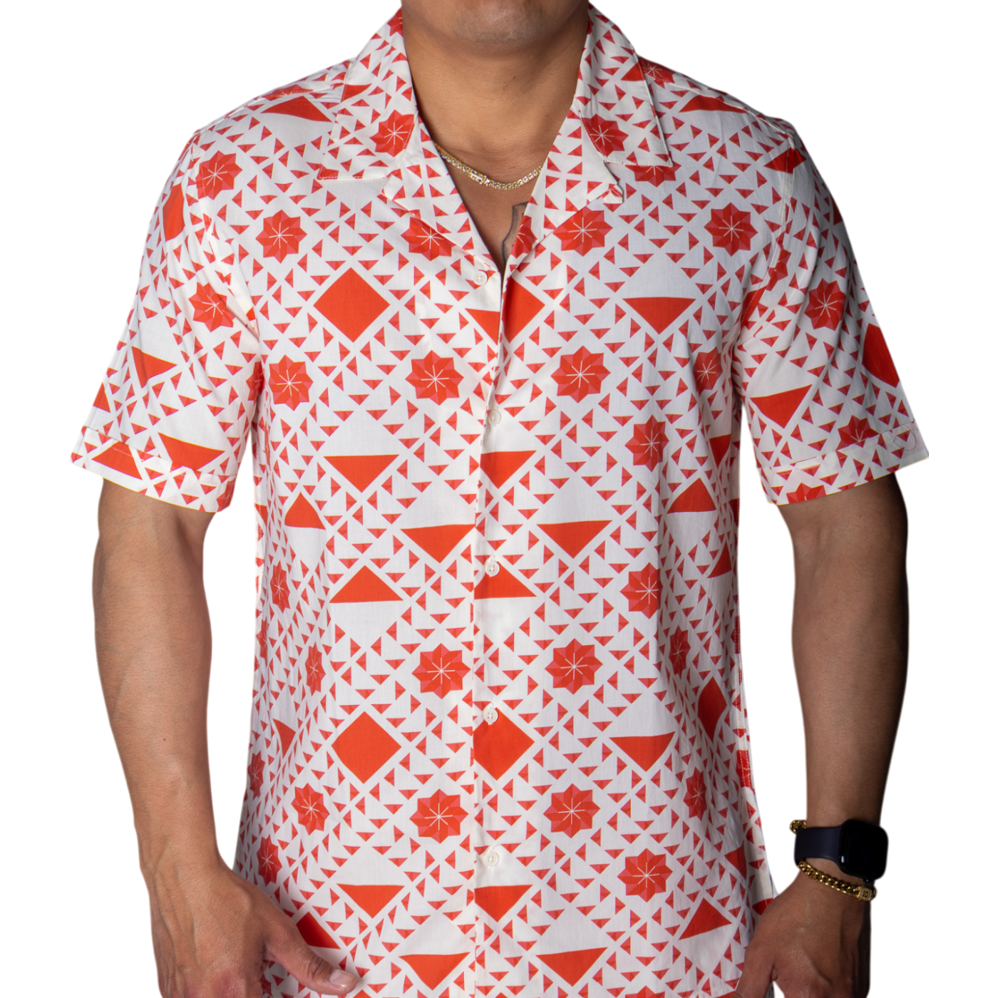 Camisa Antony Morato HW Honolulu Regular Fit Rojo Intenso Hombre Moderno, Ropa casual 100% Poliéster