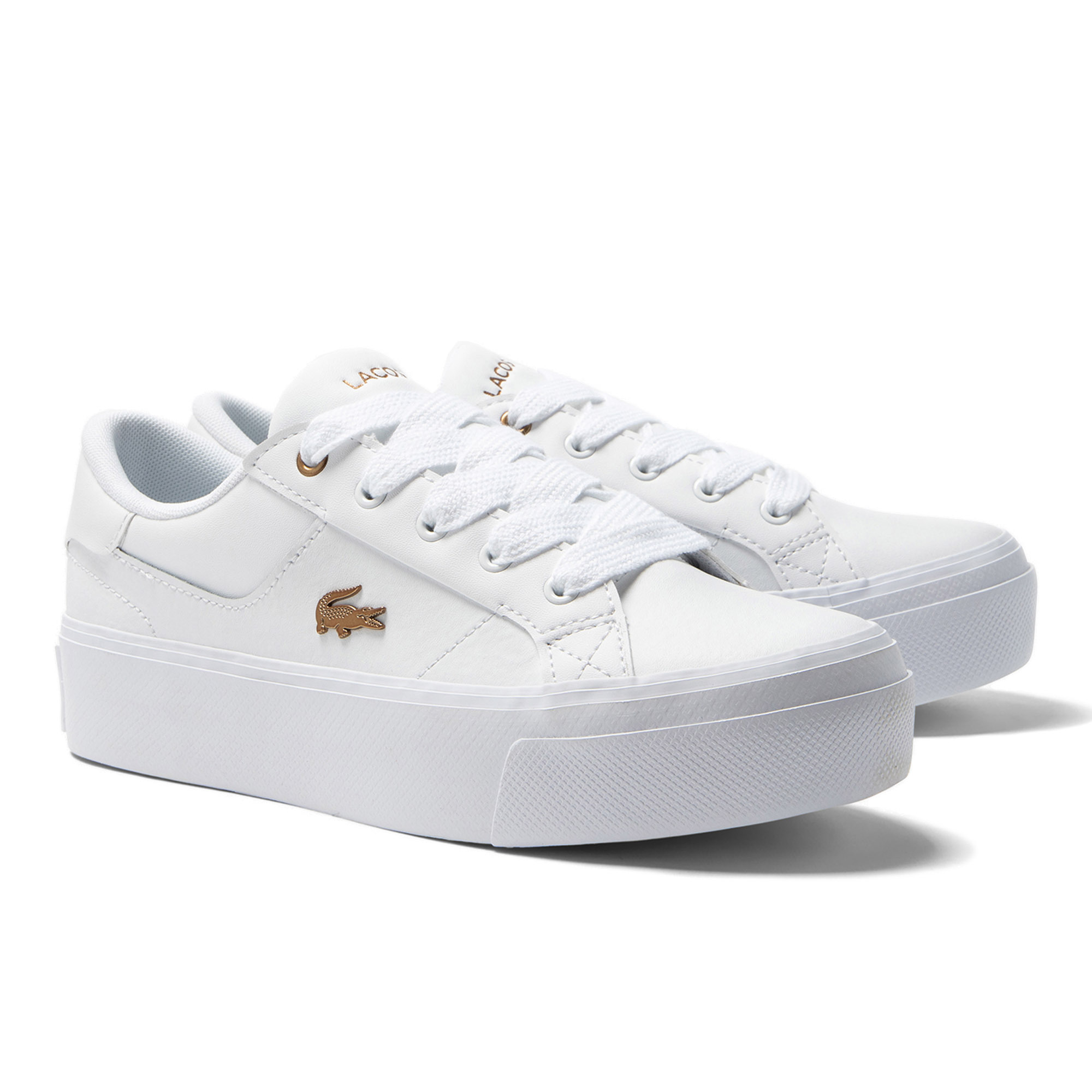 LACOSTE Sneaker Mujer - ZIANE PLATFORM, Sneakers, Suela de plataforma, Piel auténtica ZIANE PLATFORM 123 1 CFA