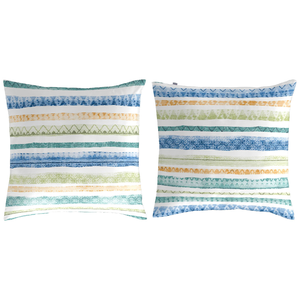 NAF NAF - 2 Fundas de almohada 65x65 cm 100% algodón TRIBE A