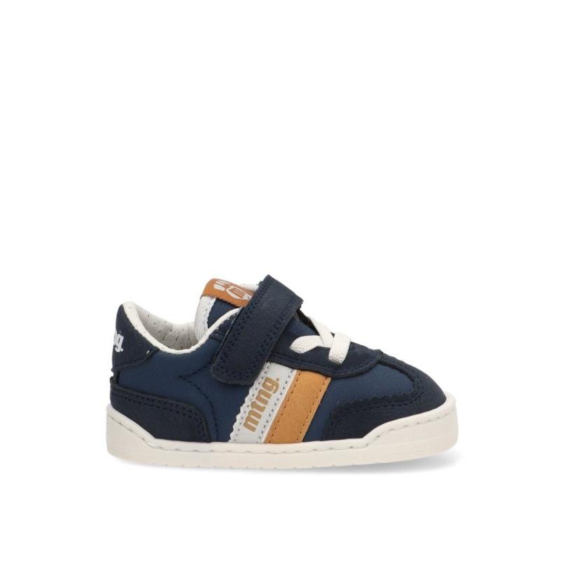 Zapatillas Respetuoso/barefoot Mustang Kids - Niño - Suela Plana - Modelo 49060 - Color Marino