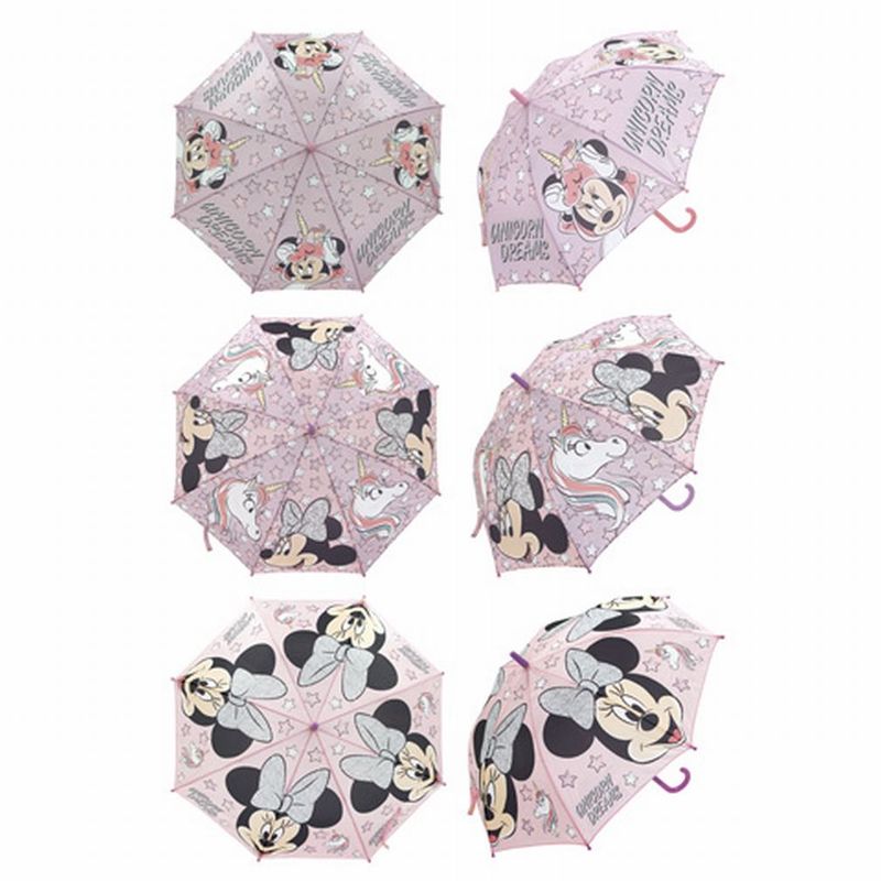 Arditex Paraguas Automático Minnie Mouse 48cm - Resistente Al Agua