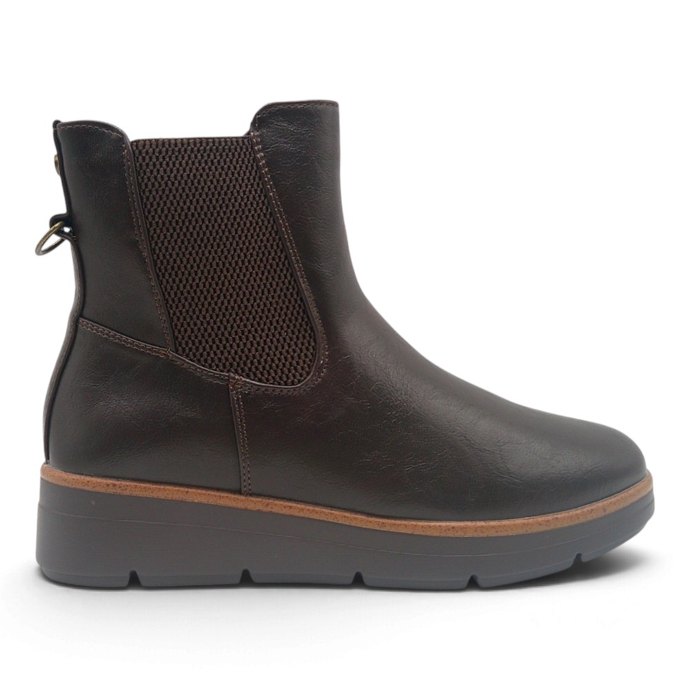 Botines Mysoft modelo 26M525 en color Marrón