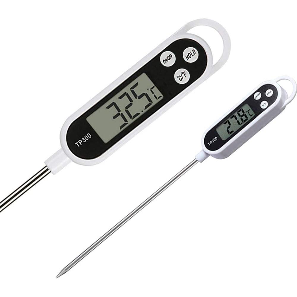 Termómetro Digital Euroxanty para Carne y Alimentos con Sonda Larga para Parrilla, Cocina, Barbacoa y Más