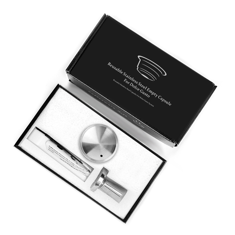 TK Cápsula Reutilizable De Metal Para Dolce Gusto Capuchina De Acero Inoxidable Filtro Dripper Compatible Con Dolce Gusto