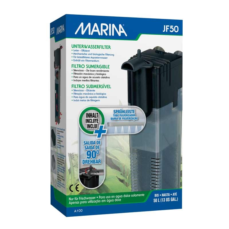 Filtro para Acuarios Marina Jet Flo 50 para Acuarios hasta 50 L