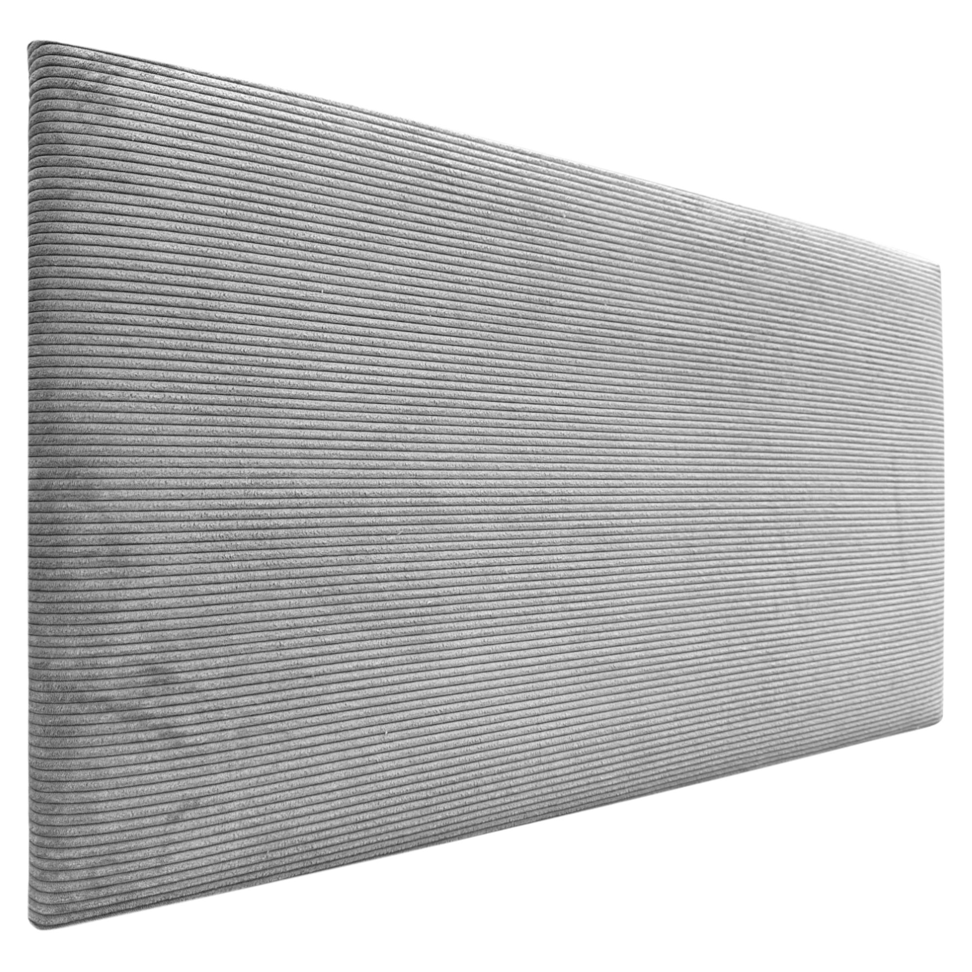 DHOME Cabecero de Pana Liso Alta Gama Moderno 4cm Grosor Cabezal Tapizado Azul