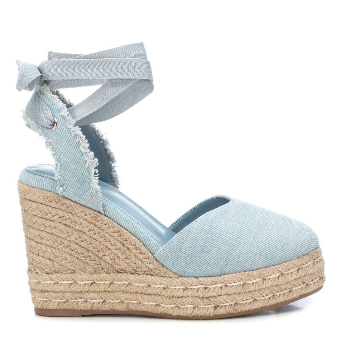 Xti Sandalias Azul 142760-JEANS , para Mujer