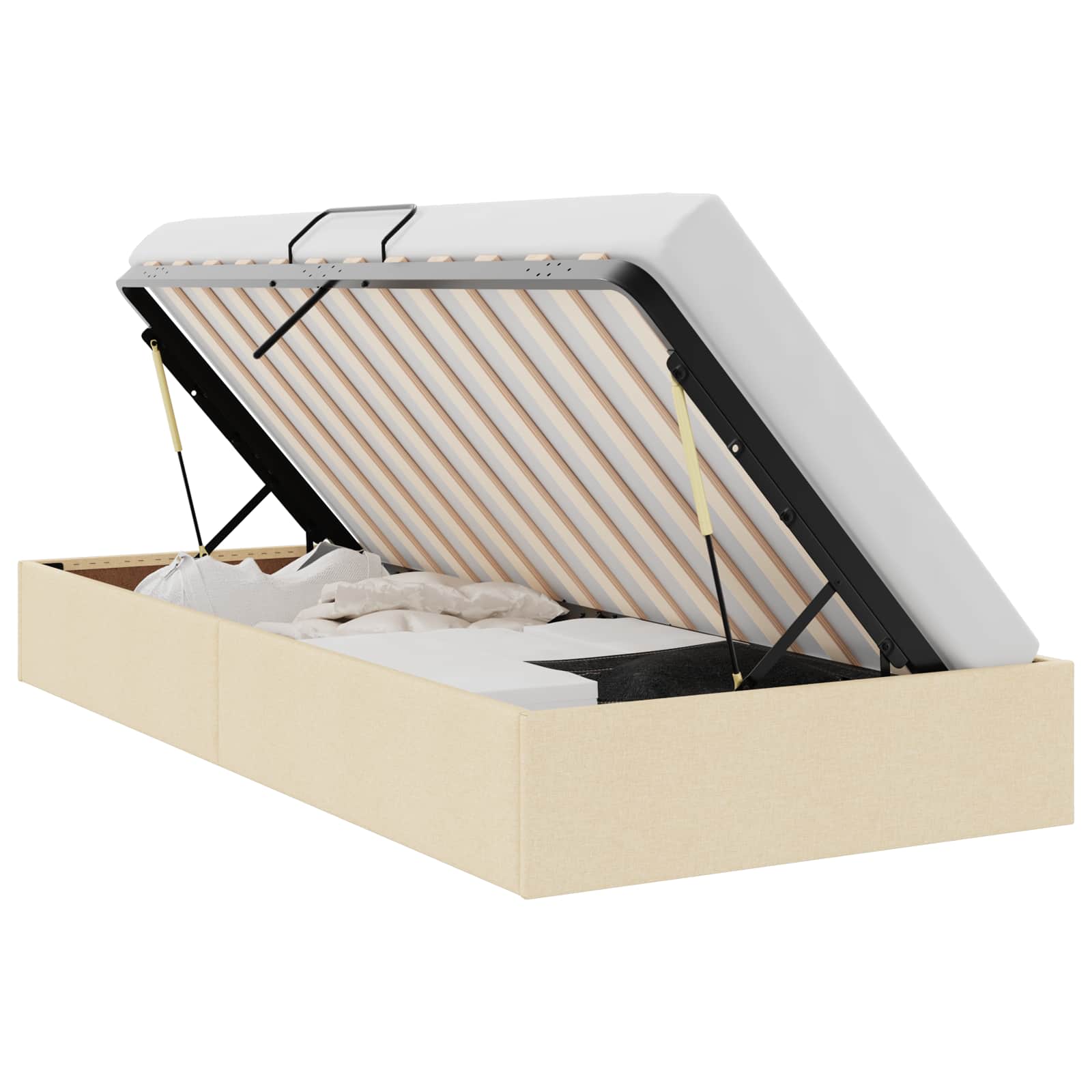 vidaXL Estructura de Cama Ottoman  100 x 200 cm tela Multicolor