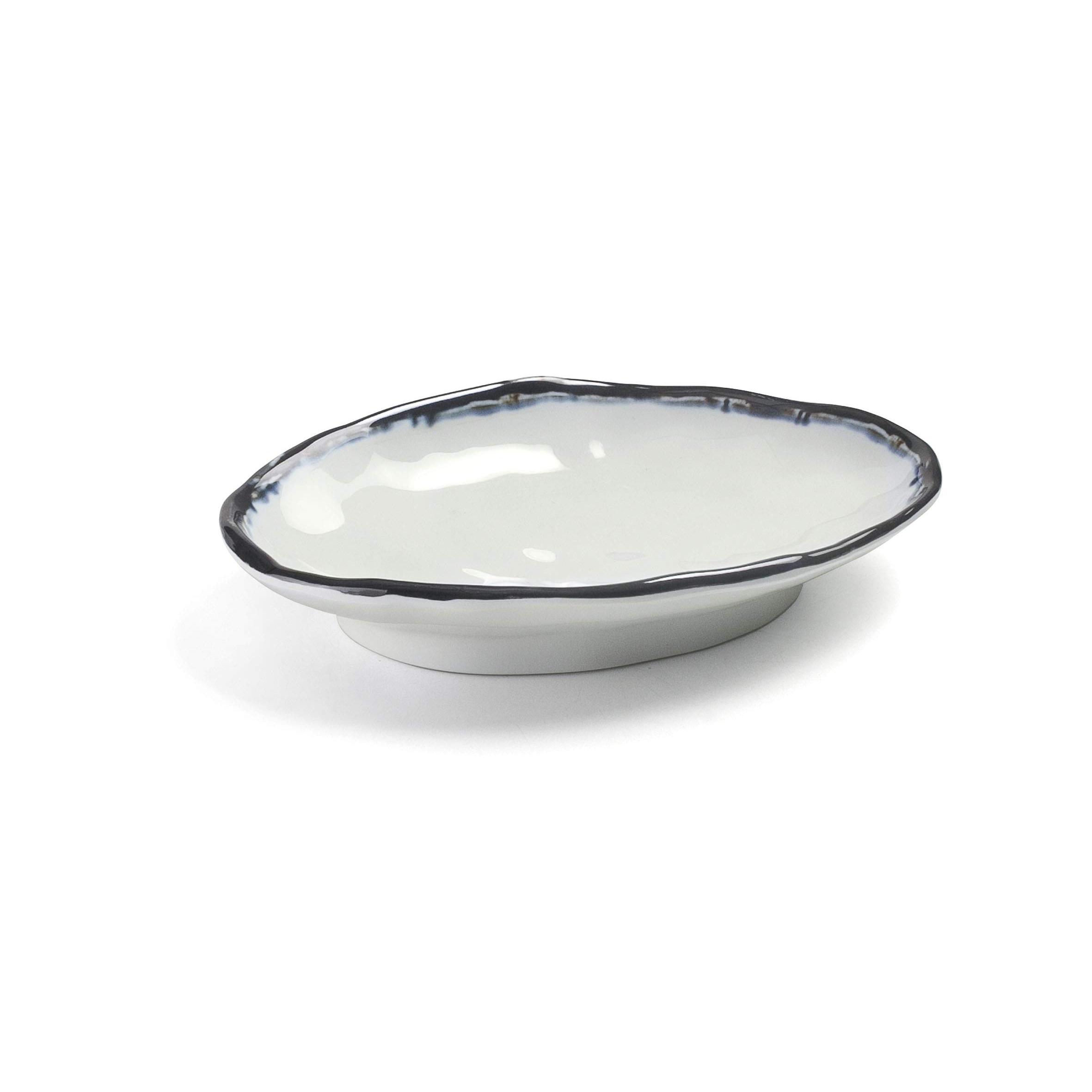 FUENTE OVAL "SEA" MELAMINA 28.4X19X5.1CM