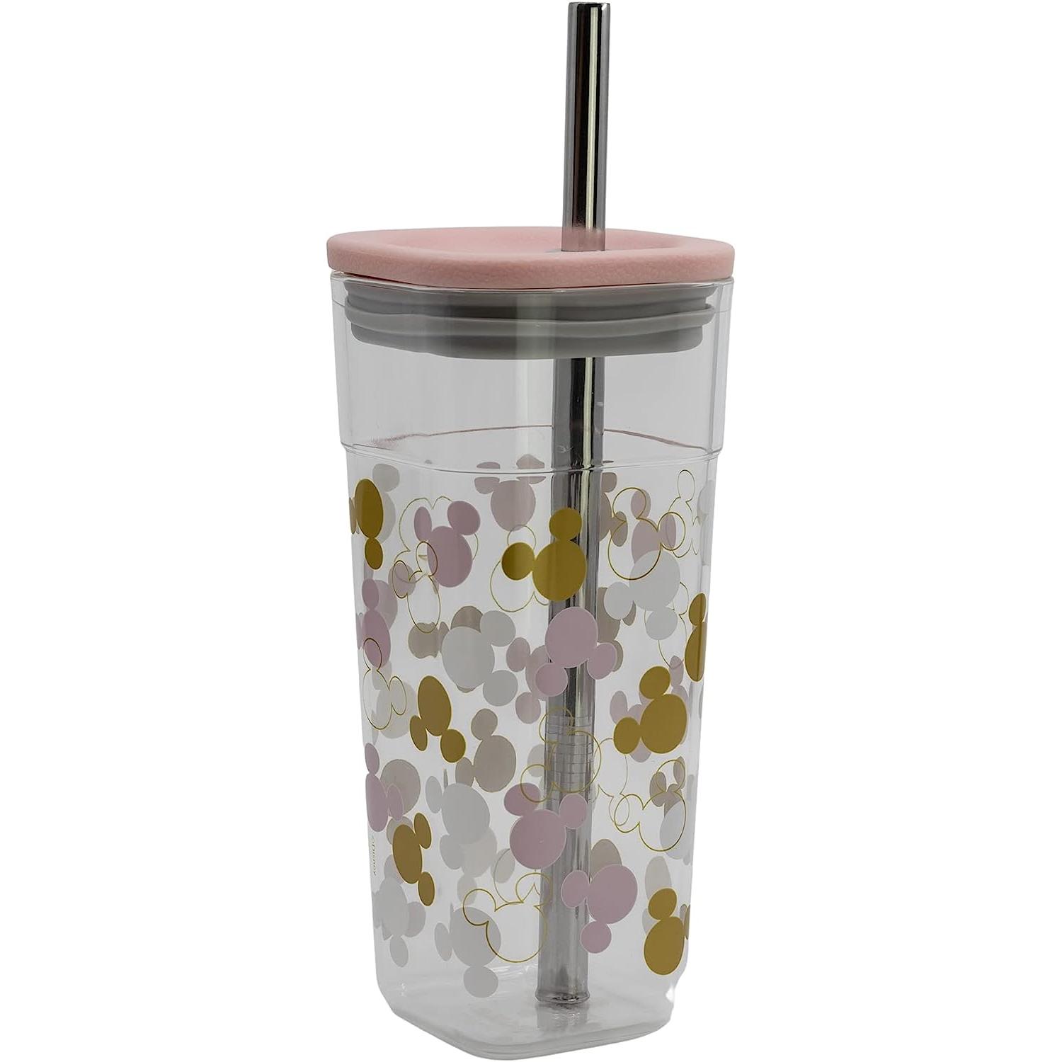 Vaso de Mickey con pajita de Acero 540 ML