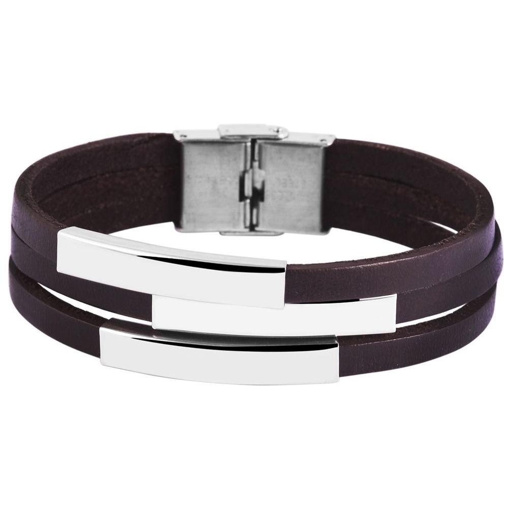 Akzent® Pulsera em Pele Genuína