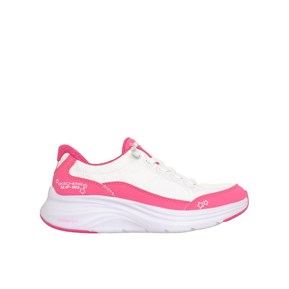 Skechers Zapatillas Contour Foam en color Rosa de Niña modelo 303949L_WHPK con plataforma de 3,5cm y cordones 89766