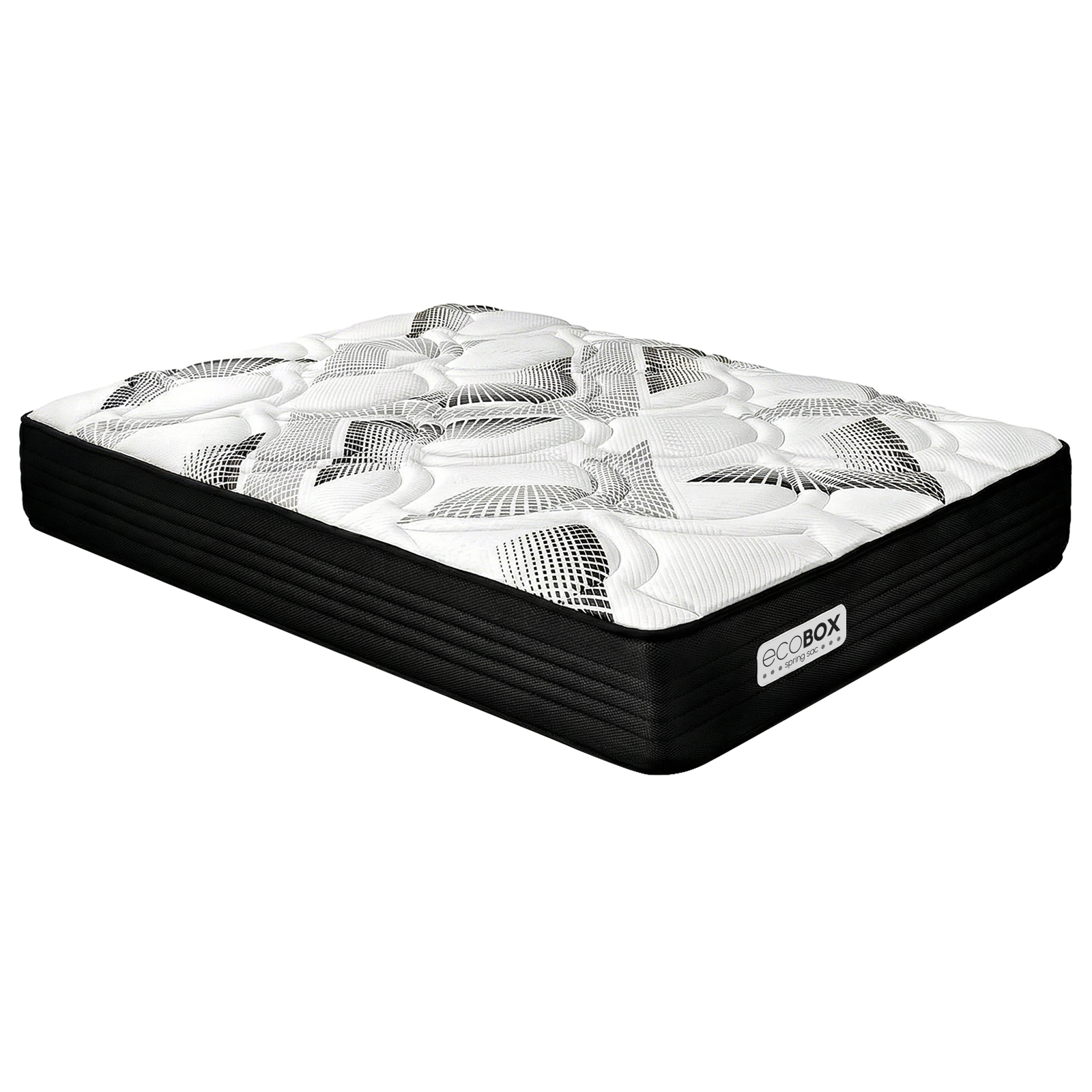 Colchón Viscoelástico con muelles ensacados Boxvisco - Calidad Alta - Altura 21cm - Relieve - Hipoalergénico - Somnia Descanso - Fabricado en España - Firmeza Media