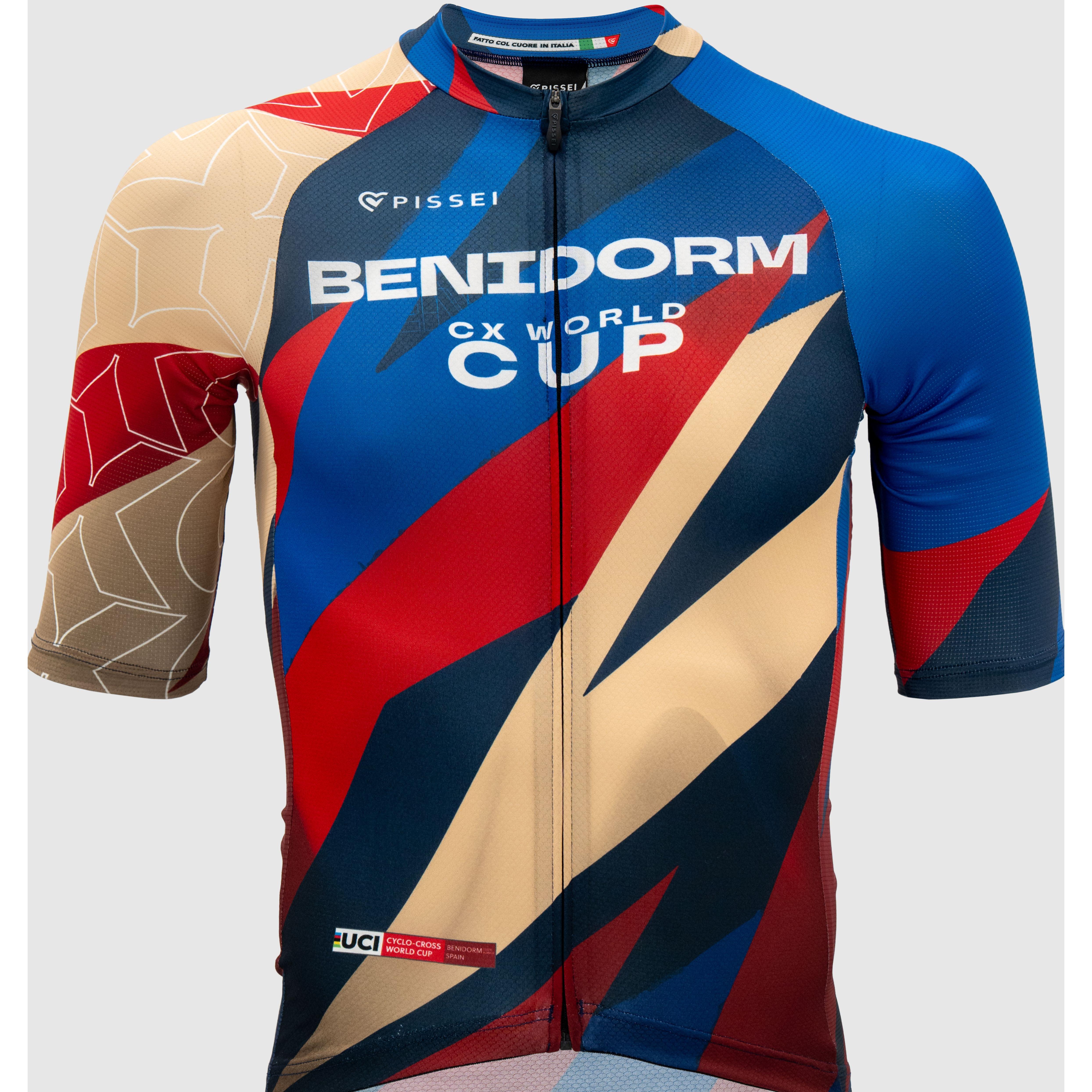 Maillot corto ciclismo pissei talla XL Copa del Mundo ciclocross Benidorm