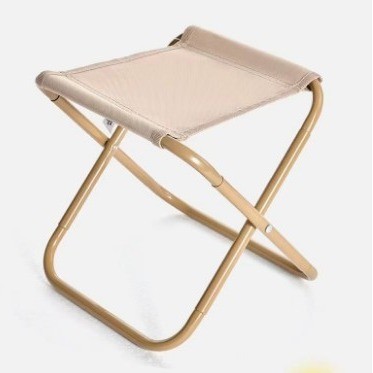 CA Taburete plegable Maza, taburete de pesca, equipo de picnic y camping, taburete de bolsillo, silla plegable sencilla para exteriores