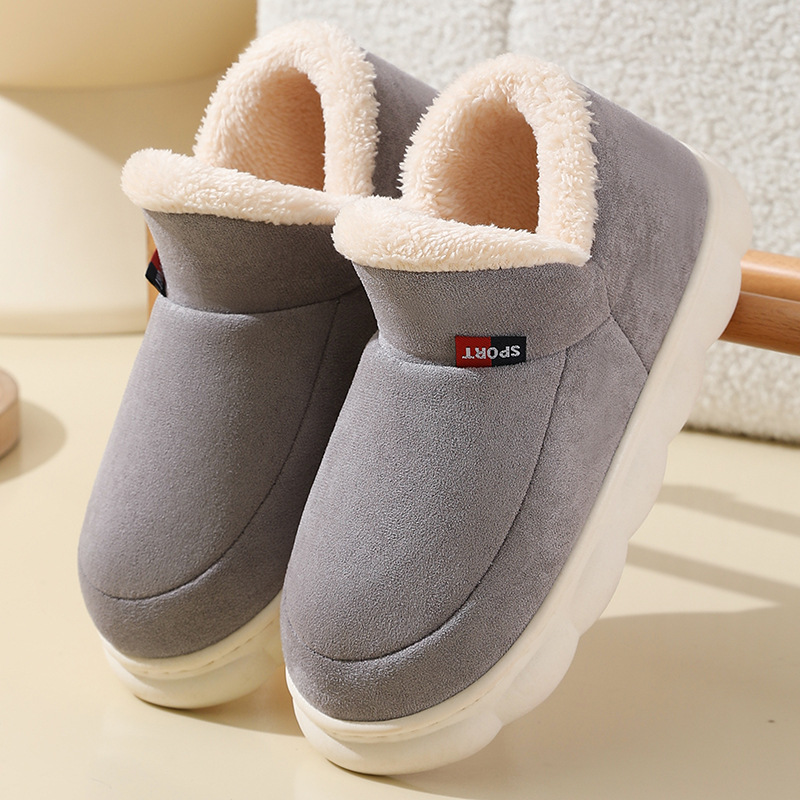 TK Zapatillas Casuales De Invierno Para Mujer Y Hombre Zapatos De Casa Con Forro De Algodón Suave Calzado Cálido Para Exterior Y Interior