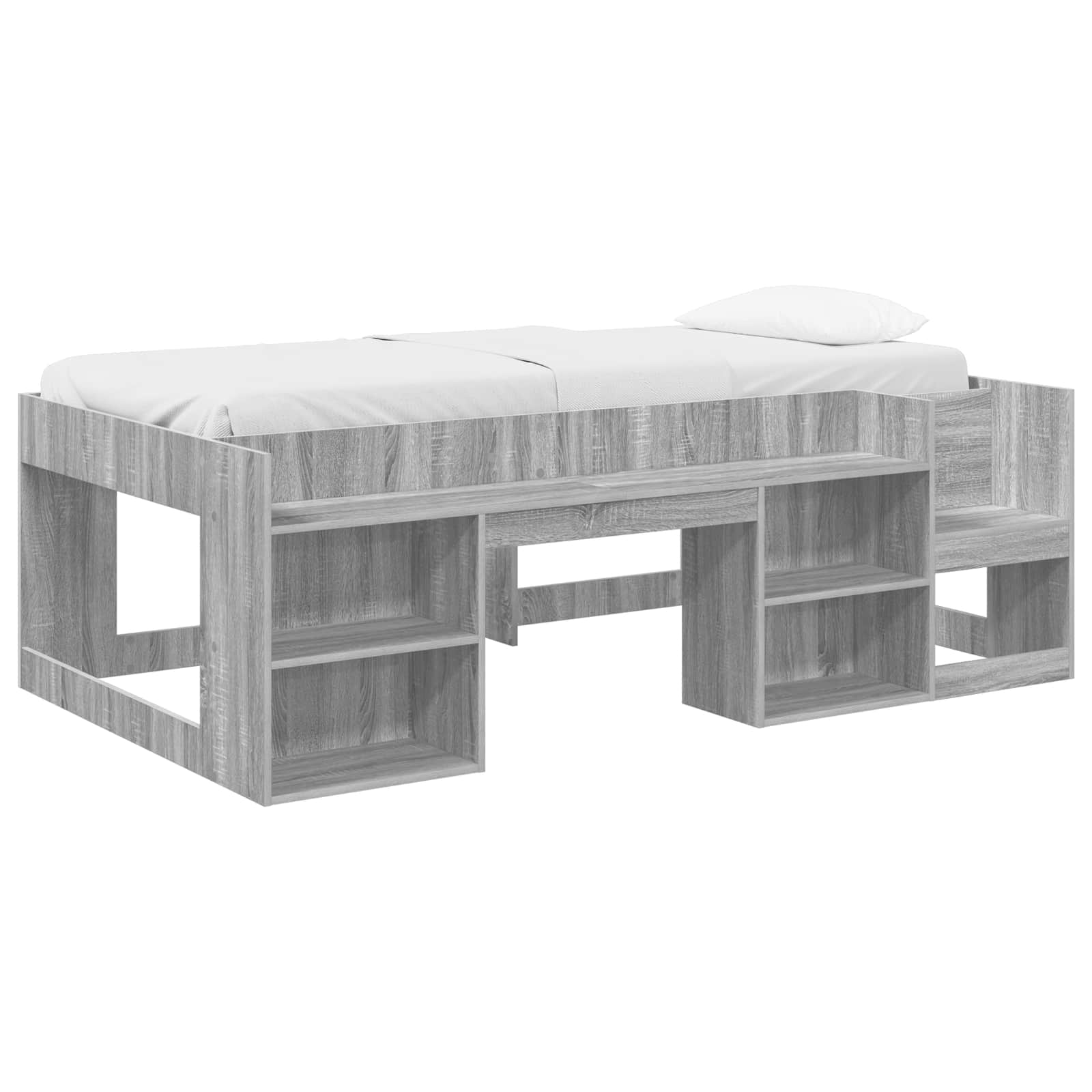 vidaXL Cama Infantil con Almacenamiento  98.5 x 200 cm Multicolor