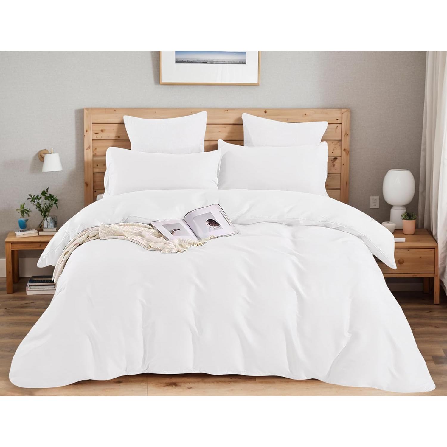 PLSS HOME Juego Funda Nórdico Microfibra Hipoalergénica Cama 90/135/150/180cm - Lavable a Máquina