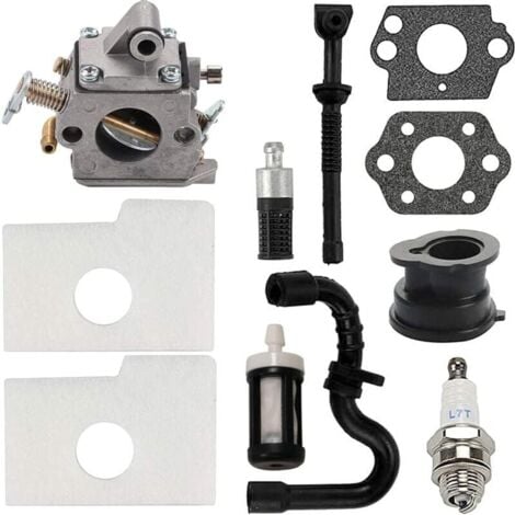 Kit de carburador C1Q-S57B - Para motosierra Stihl MS180, MS170, reemplaza a C1Q-S57A, con junta
