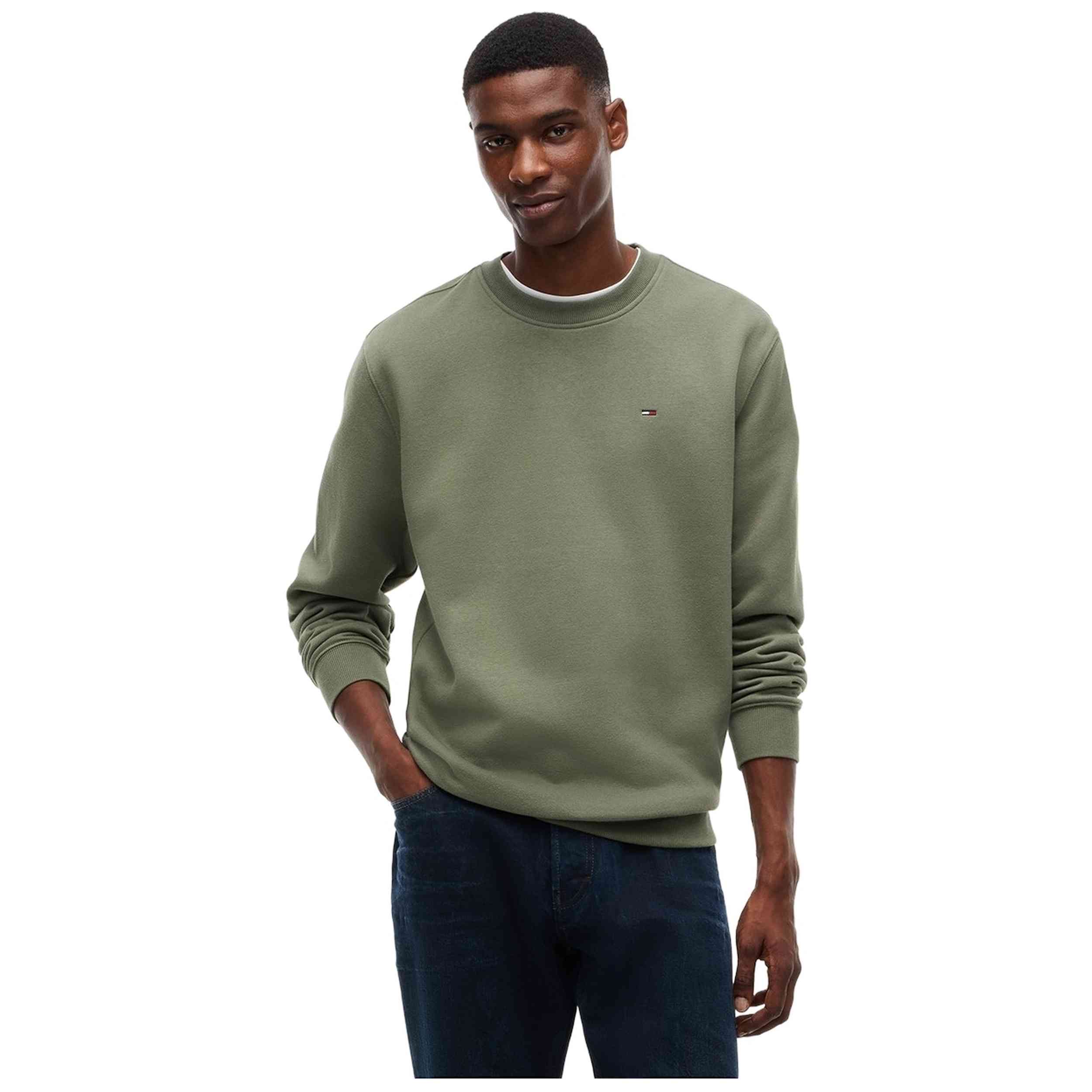 Sudadera Tommy Hilfiger modelo DM0DM20741M04 para Hombre en color Verde