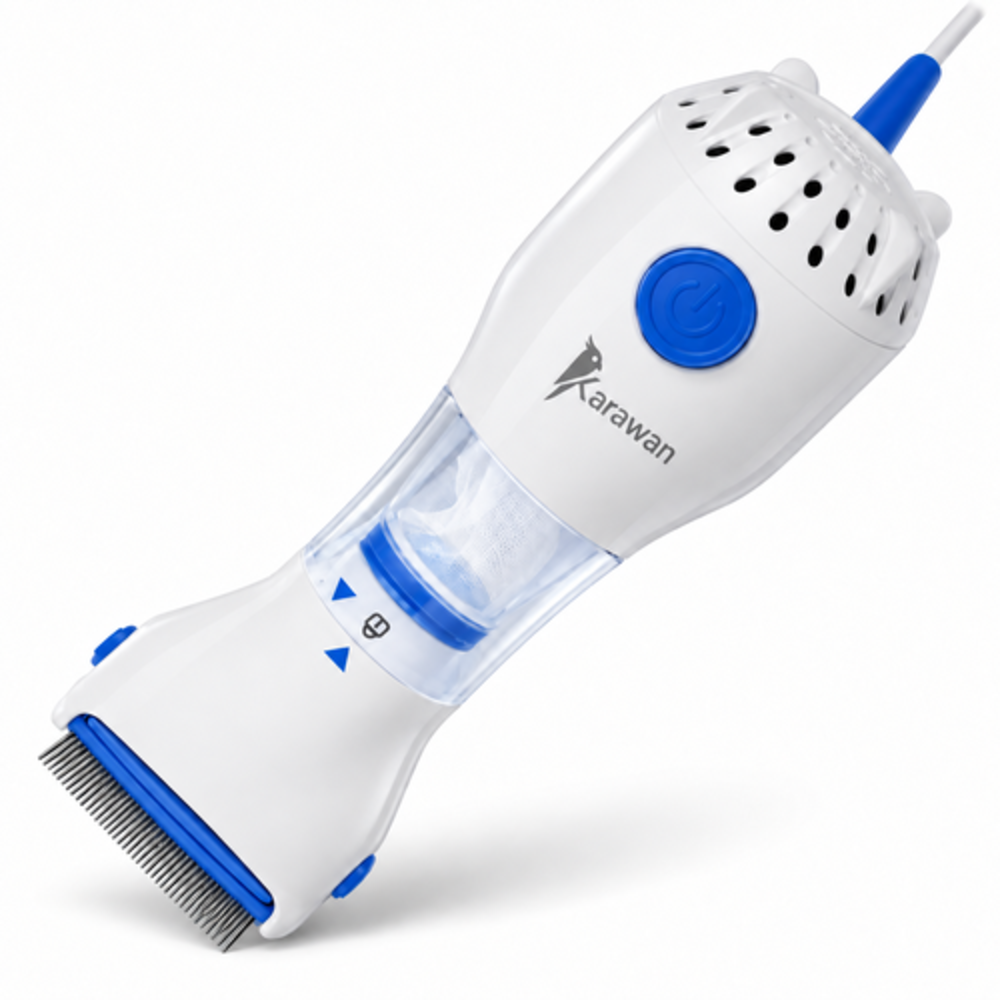 Cepillo Eléctrico Professional Karawan Limpiador de Piojos y Liendres