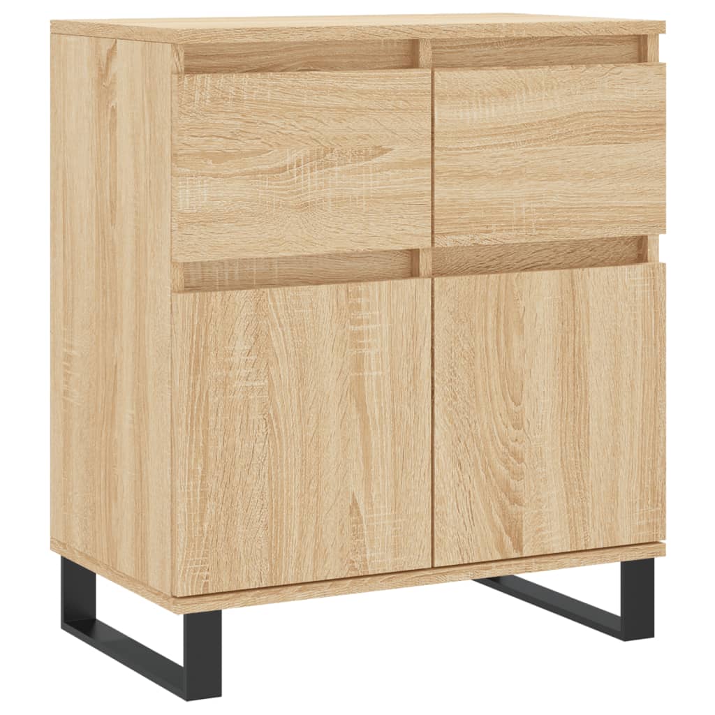 vidaXL Aparador de madera contrachapada  60x35x70 cm Multicolor