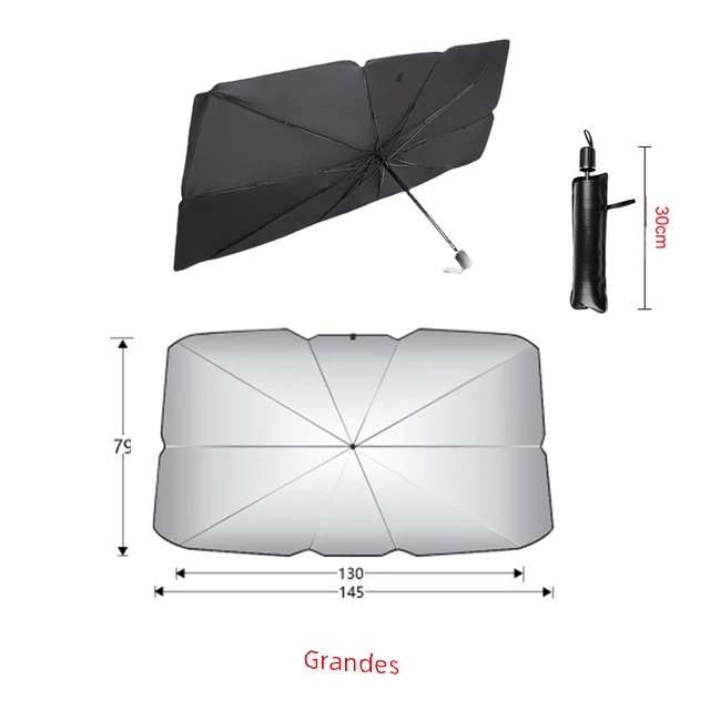 TK Parasol Protector de Sol para Coche - Sombrilla de Verano - Accesorios de Protección del Parabrisas - Sombreado Automático