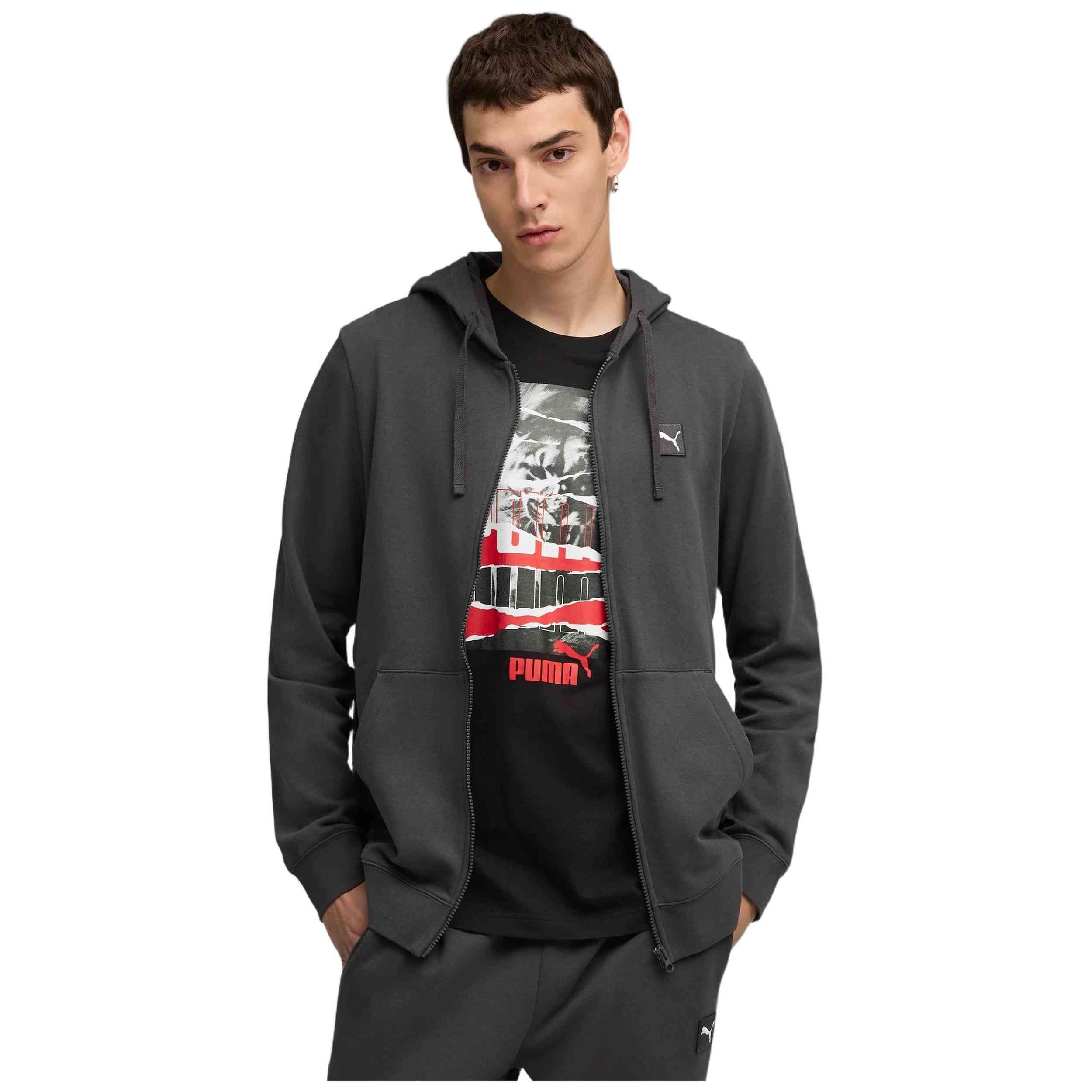 Sudadera Con Capucha Puma para Hombre en color Gris