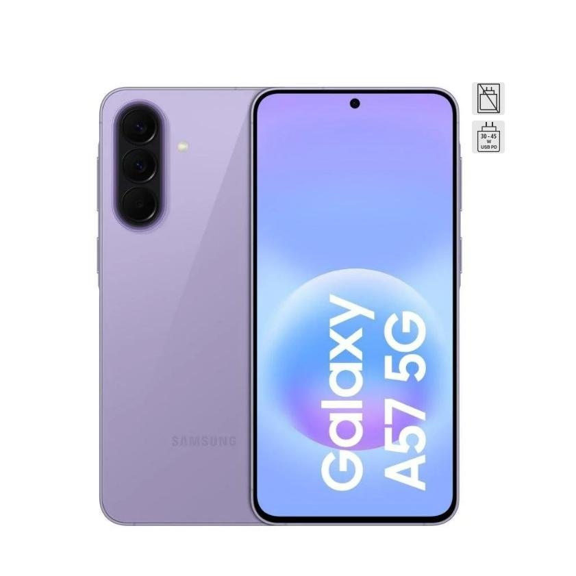 Smartphone Samsung Galaxy A57 12GB/ 512GB/ 6.7"/ 5G móvil con mucho almacenamiento LILA/AZUL/NEGRO