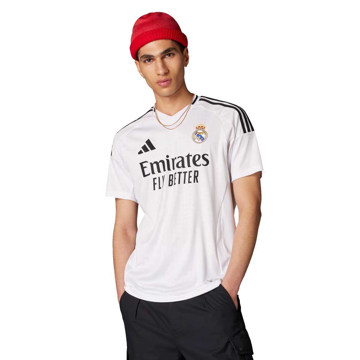 Camiseta Oficial Adidas Real Madrid 2024/2025 Blanco IU5011