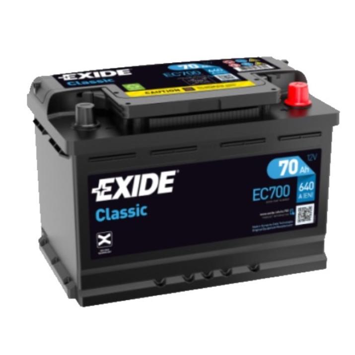 Batería de coche Tudor 70Ah EC700 Exide