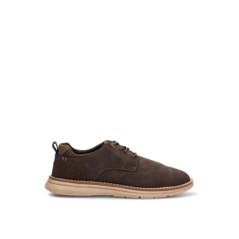 Zapato Etika - Hombre - Suela Plana - Modelo 60929 - Color Café