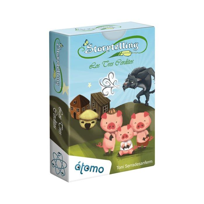 ATOMO JUEGO STORYTELLING - LOS TRES CERDITOS STORYTELLING 90x65x25 Cms.