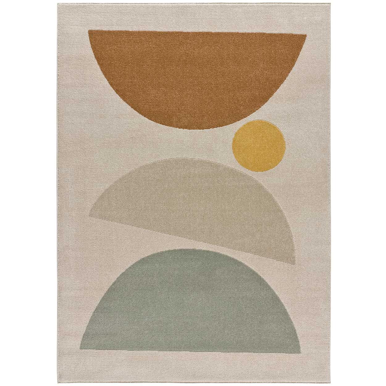 ATTICGO Alfombra de Interior Estilo Geométrico en Multicolor - Domus 32318 | 80X150, 120X170, 160X230 cm