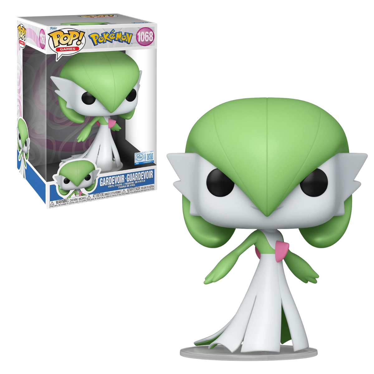 FUNKO POP! JUMBO POKEMON - GARDEVOIR 25 CM, 84979, Nº1068, TIENDA CON LICENCIA OFICIAL