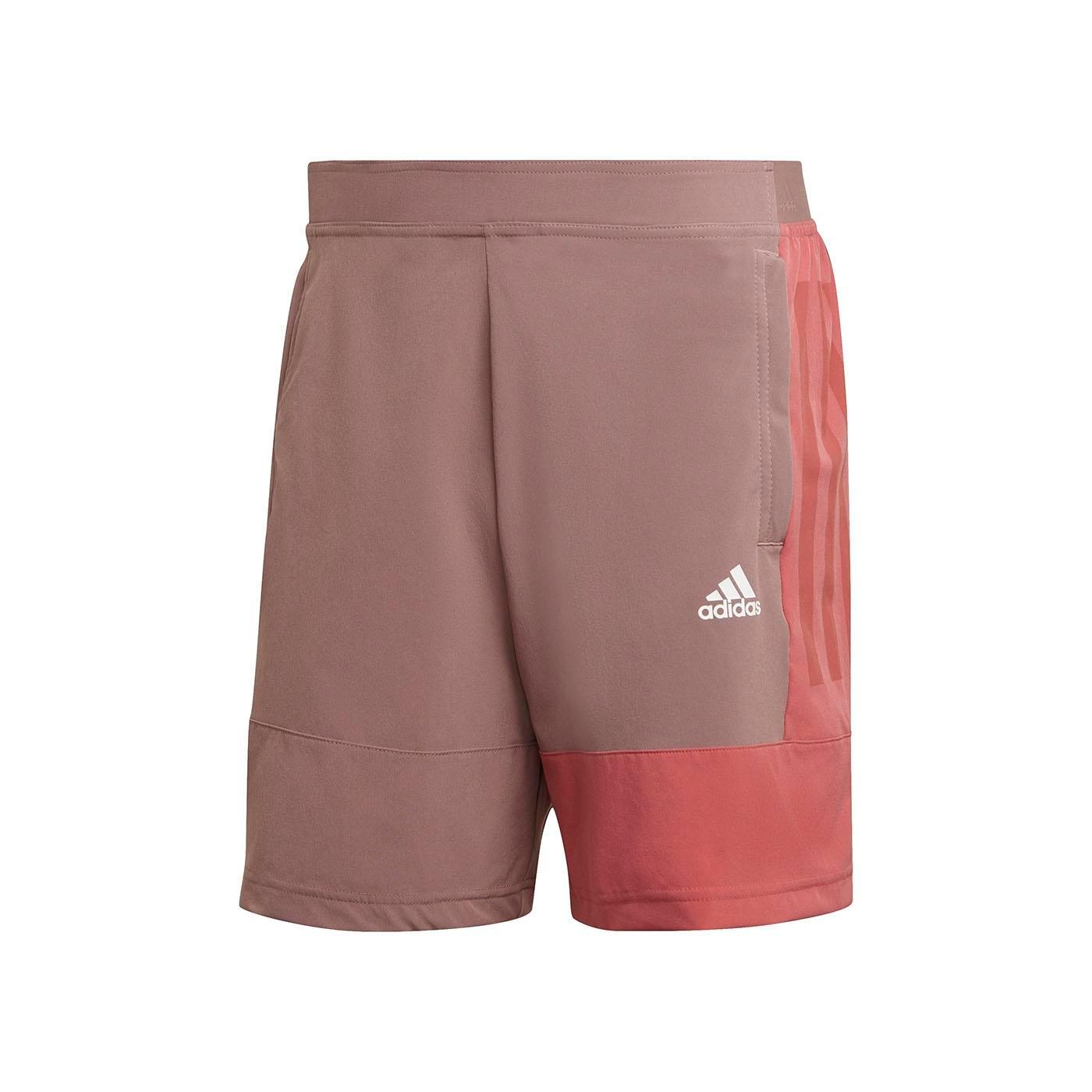 Adidas Short Hombre Training Multicolor Corte Clásico