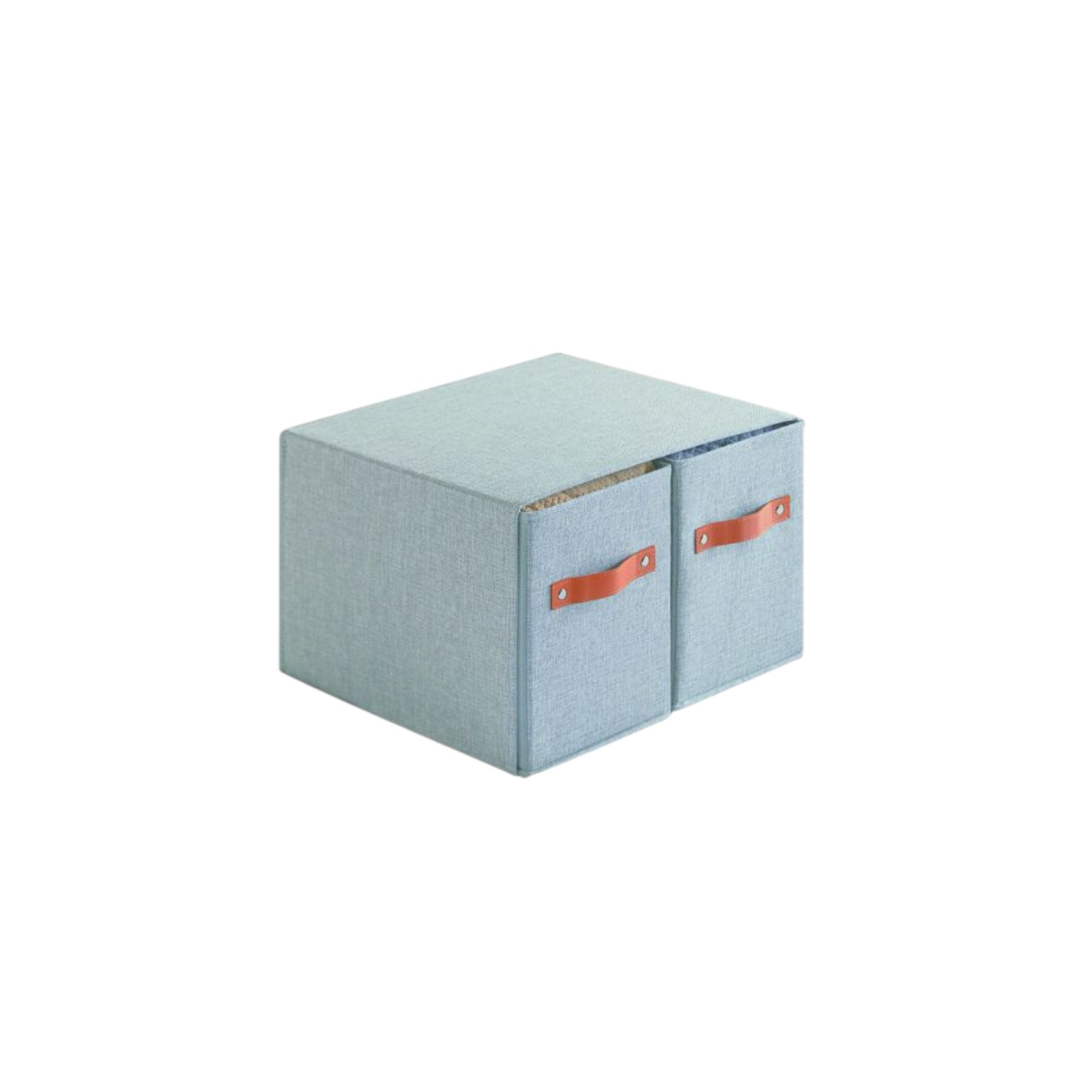 Caja de almacenamiento para dormitorio, trabajo o cuarto de baño, caja organizadora con cajones, cajas de almacenamiento con aspecto de lino, ✅ Envíos a España en 48/72h