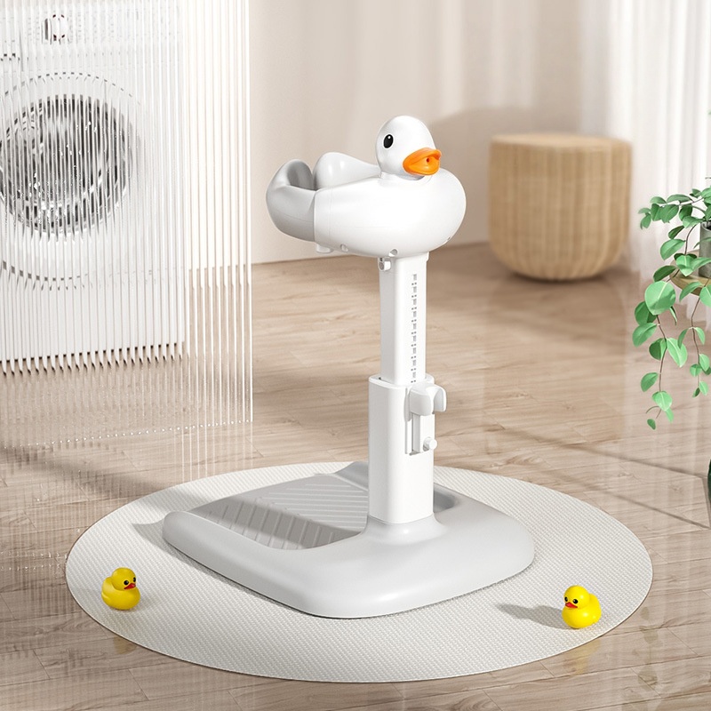 Bañera de pie para bebés, ajustable y desmontable, bañera infantil antideslizante, soporte de baño para el hogar.