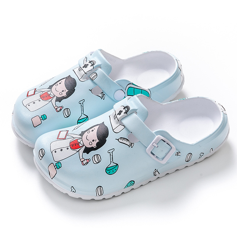 TK Zapatos Quirúrgicos Para Hombres Y Mujeres Zapatos Protectores Transpirables Para Doctores Enfermeras Y Uso Laboratorio Sandalias Planas Con Material EVA