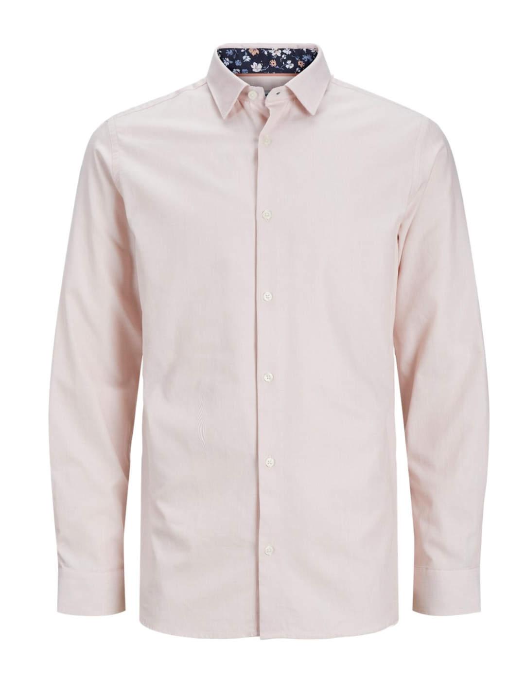 Jack & Jones Camisa Vestir Nordic Salmón Oscuro Hombre