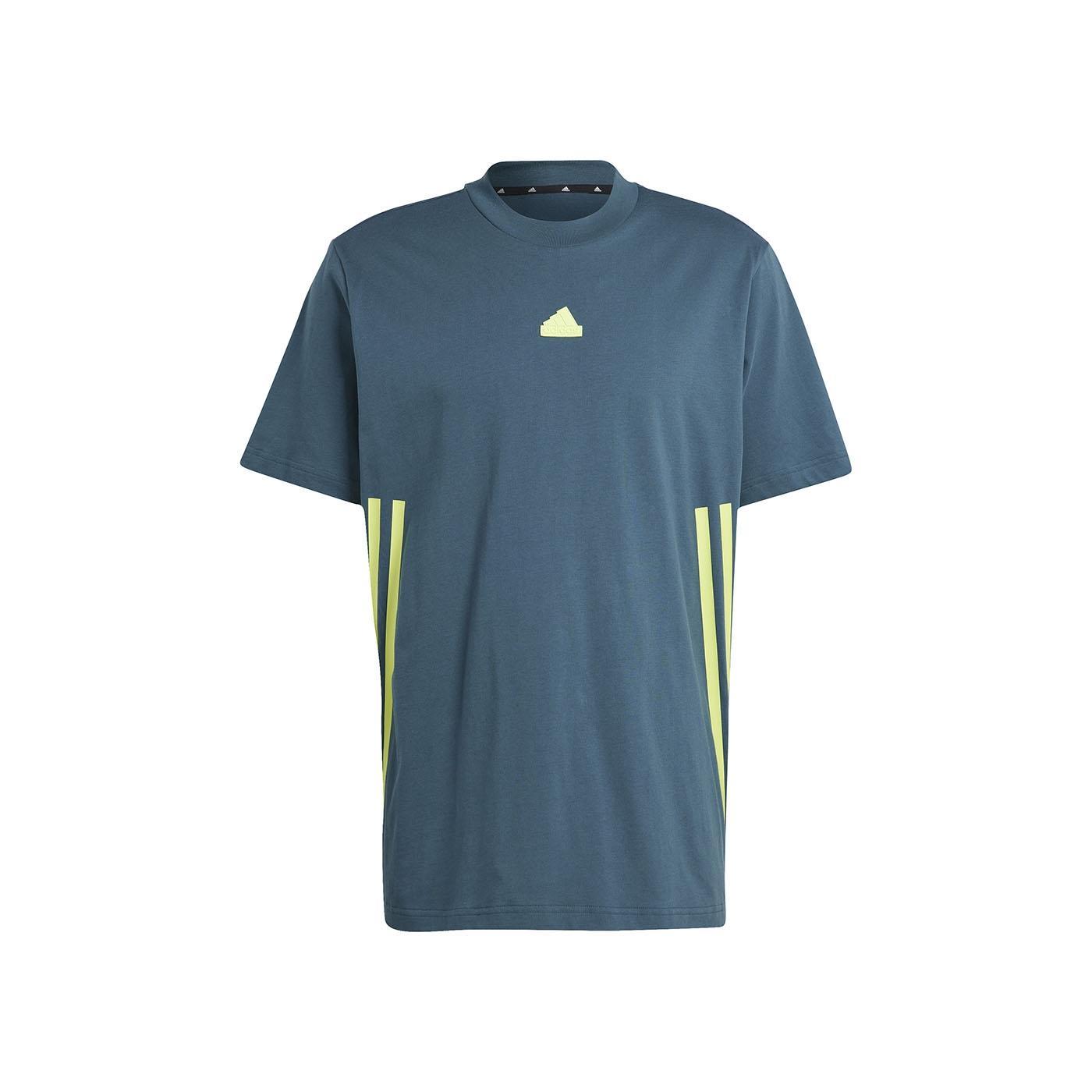 Adidas Camiseta Hombre FI 3S Verde - Cómoda y Holgada