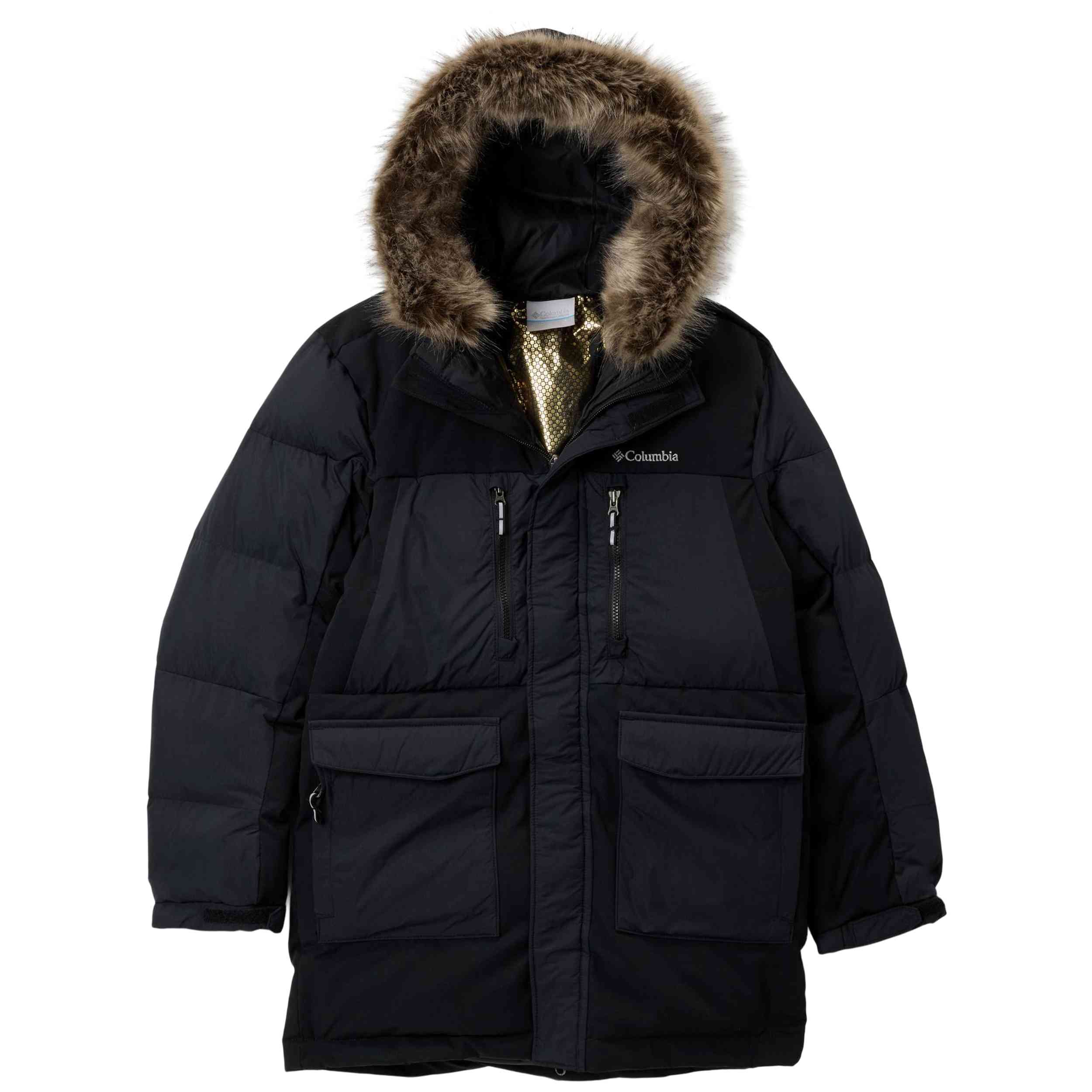 Chaqueta Columbia modelo Chaqueta con capucha Columbia Marquam Peak Fusion II Parka negro asfalto niño para Hombre en color Negro