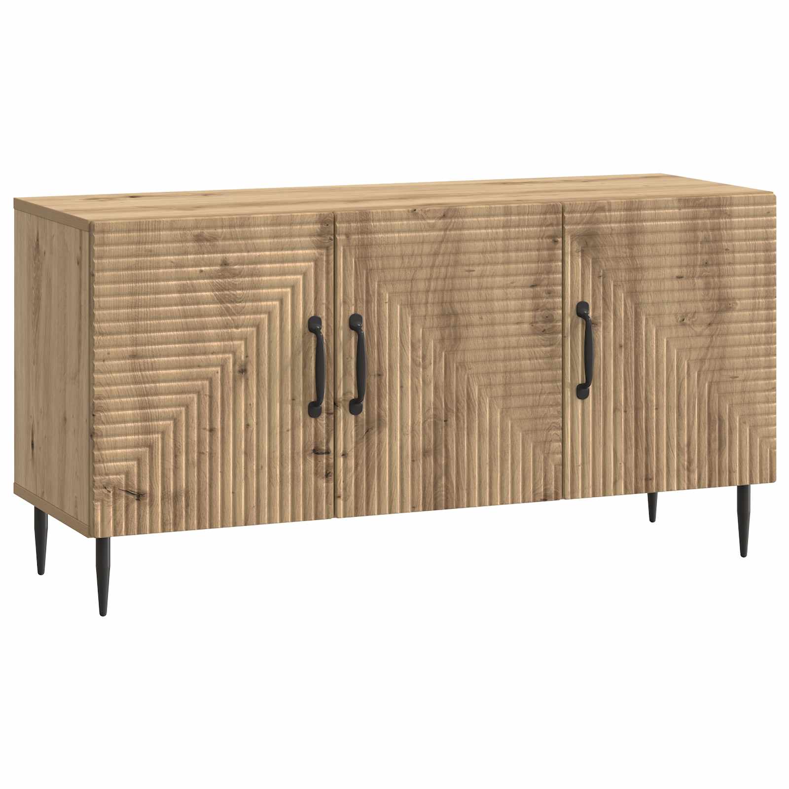 vidaXL Mueble de TV 99 x 34,5 x 50 cm Madera de Ingeniería Multicolor