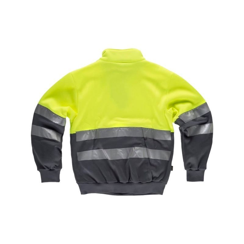 Sudadera Alta Visibilidad WORKTEAM para Frío con Cintas Reflectantes